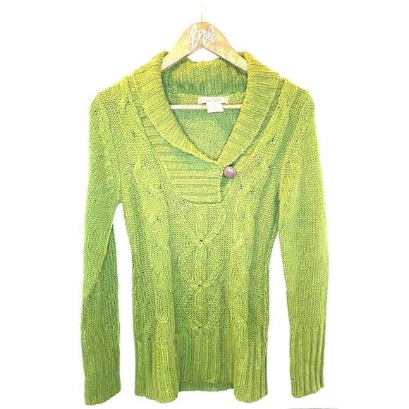 Love Change Army Green Sweater (M) - Picture 1 of 3